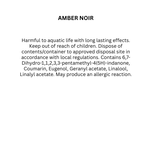 Amber Noir Wax Melts