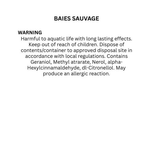 Baies Sauvage Wax Melts