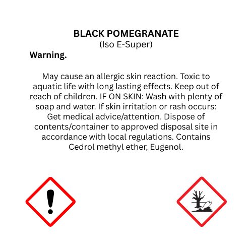 Black Pomegranate Wax Melts