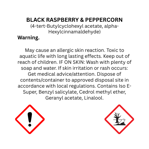 Black Raspberry & Peppercorn Wax Melts