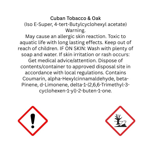 Cuban Tobacco & Oak Wax Melts