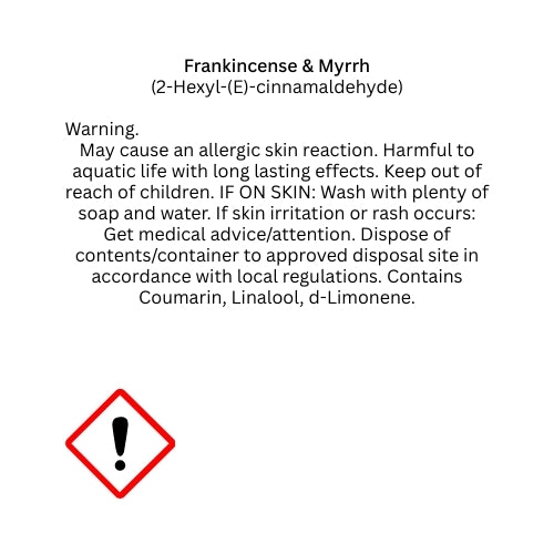 Frankincense & Myrrh Wax Melts