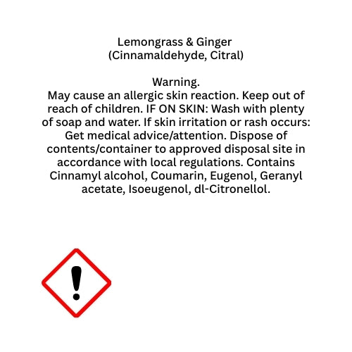 Lemongrass & Ginger Wax Melts
