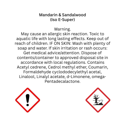 Mandarin & Sandalwood Wax Melts