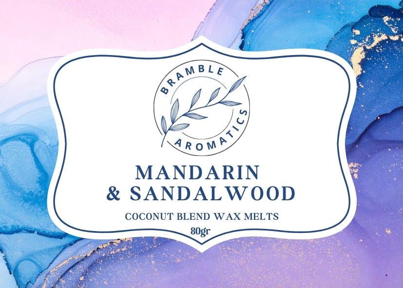 Mandarin & Sandalwood wax melts 