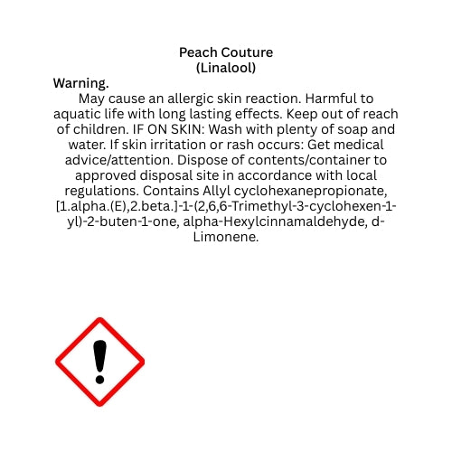 Peach Couture Wax Melts