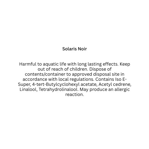 Solaris Noir Wax Melts