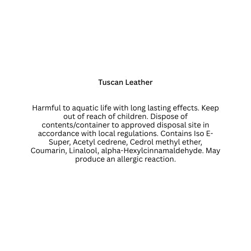 Tuscan Leather Wax Melts