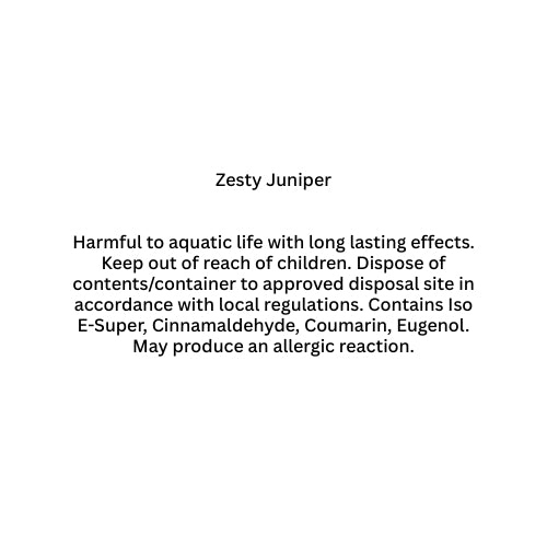 Zesty Juniper Wax Melts